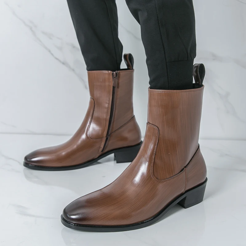 Men Shoes Classic - Classic Comfy Ankle Boots Botas Fashion