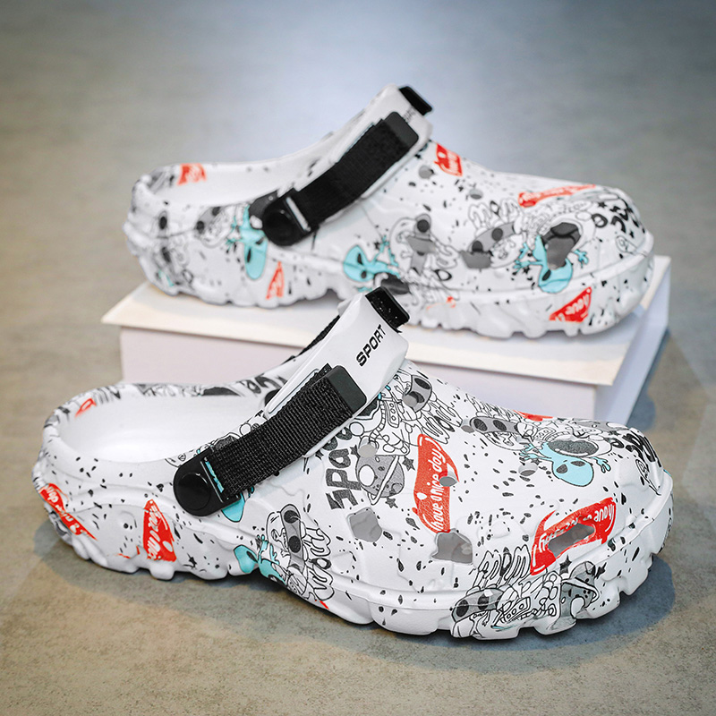 Men'S Shoes With Wide Toe Box - Men Camouflage Clogs Big Size 48