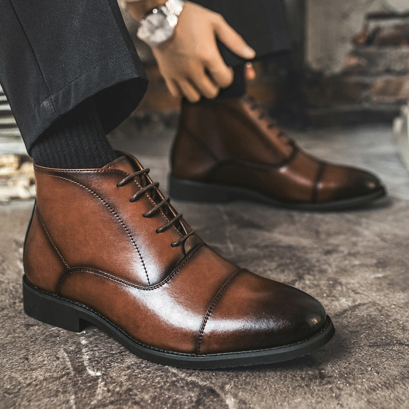 Men'S Shoes Brogues - Big Size Chelsea Boots for Men