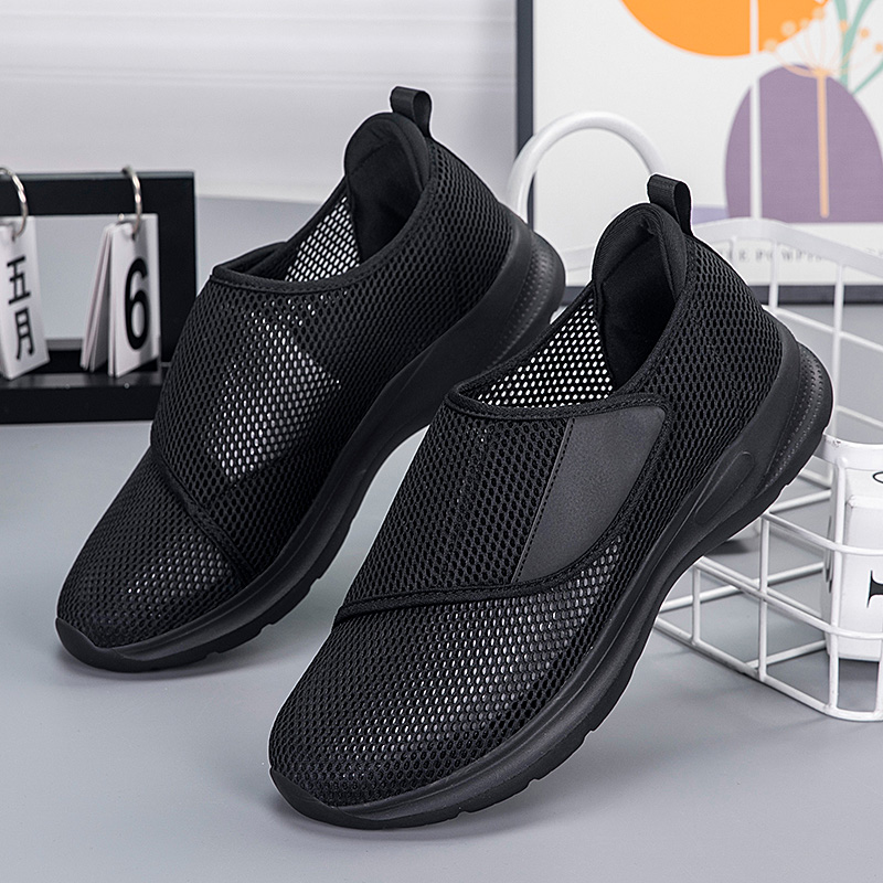 Men'S Shoes With Velcro - YUYIN Men's Summer Breathable Mesh Sports