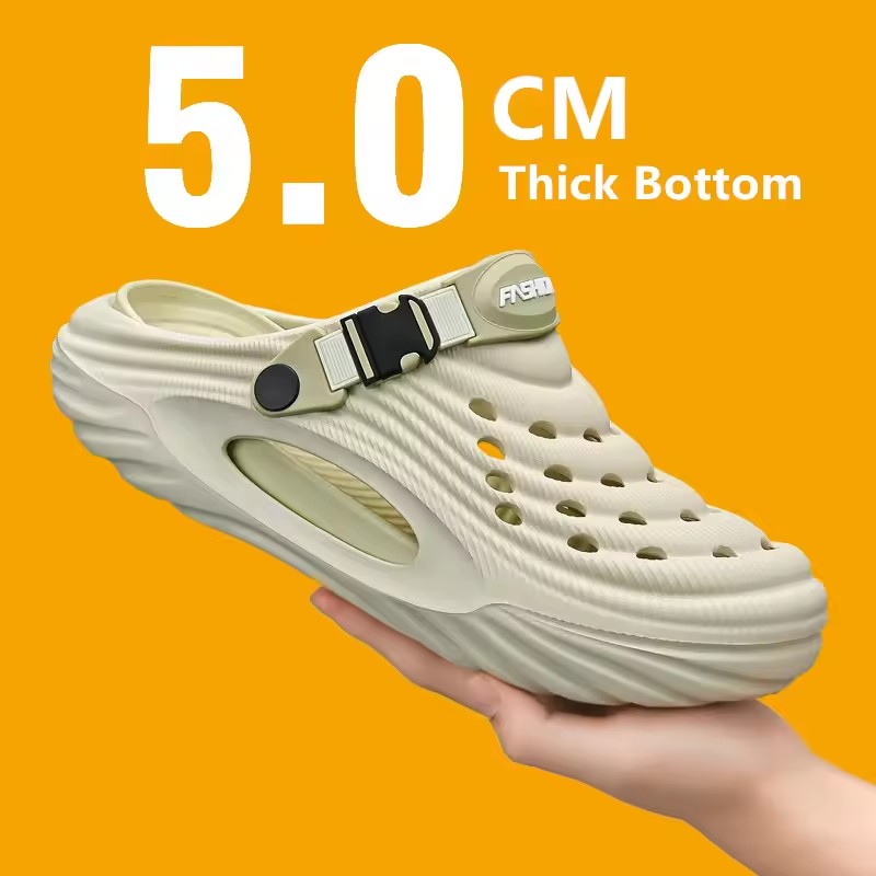 Men'S Shoes With Platform - New Couple Models Hole Shoes Summer