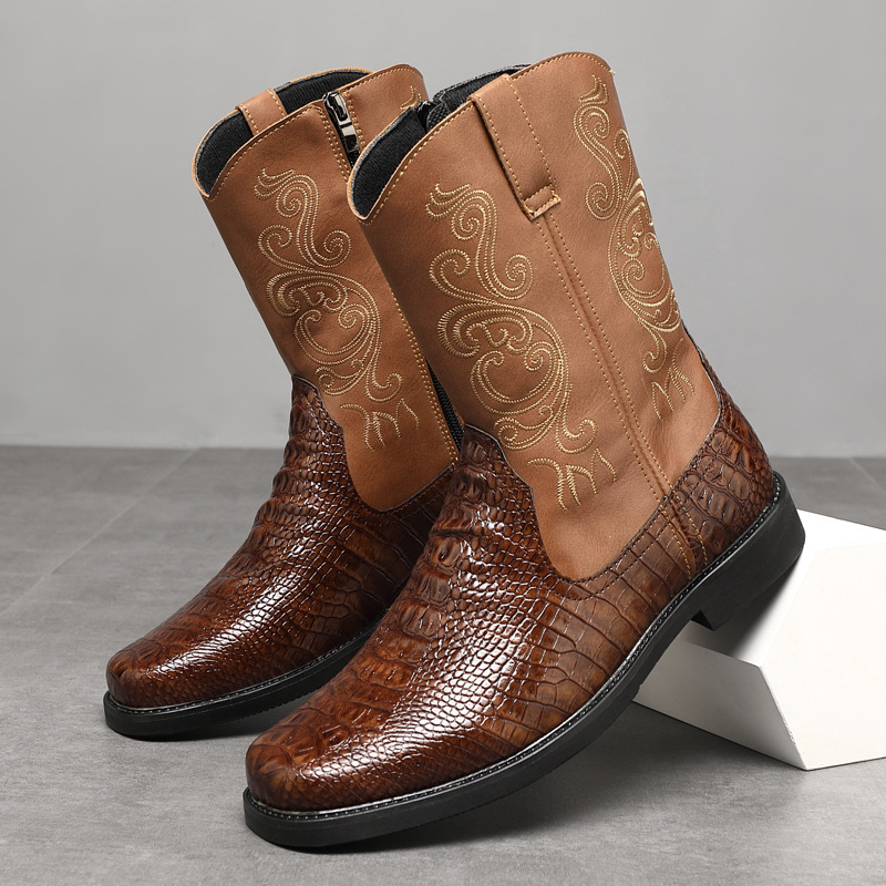 Men'S Shoes With Wide Toe Box - Men's Wide Width Tall Cowboy Boots