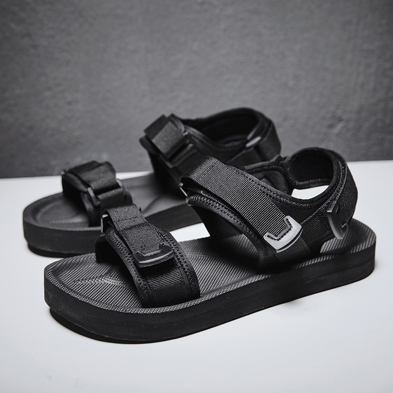 Adjustable Flat Sandals For Wi - Men'S Shoes With Velcro review and price