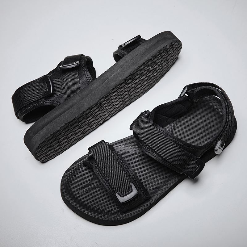 Adjustable Flat Sandals For Wi - Men'S Shoes With Velcro review and price