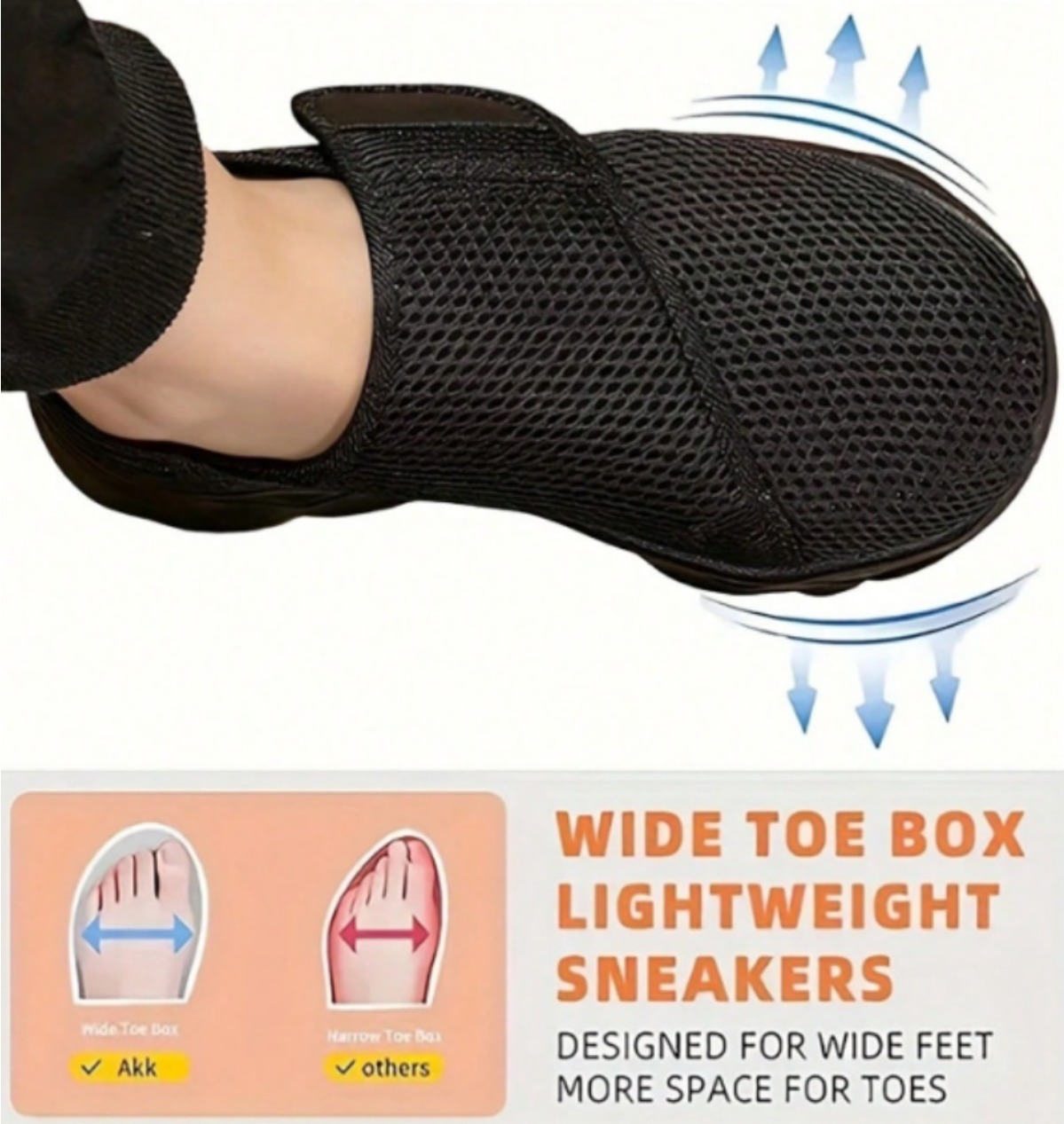 New Men Breathable Mesh Walkin - Men'S Shoes With Velcro review and price