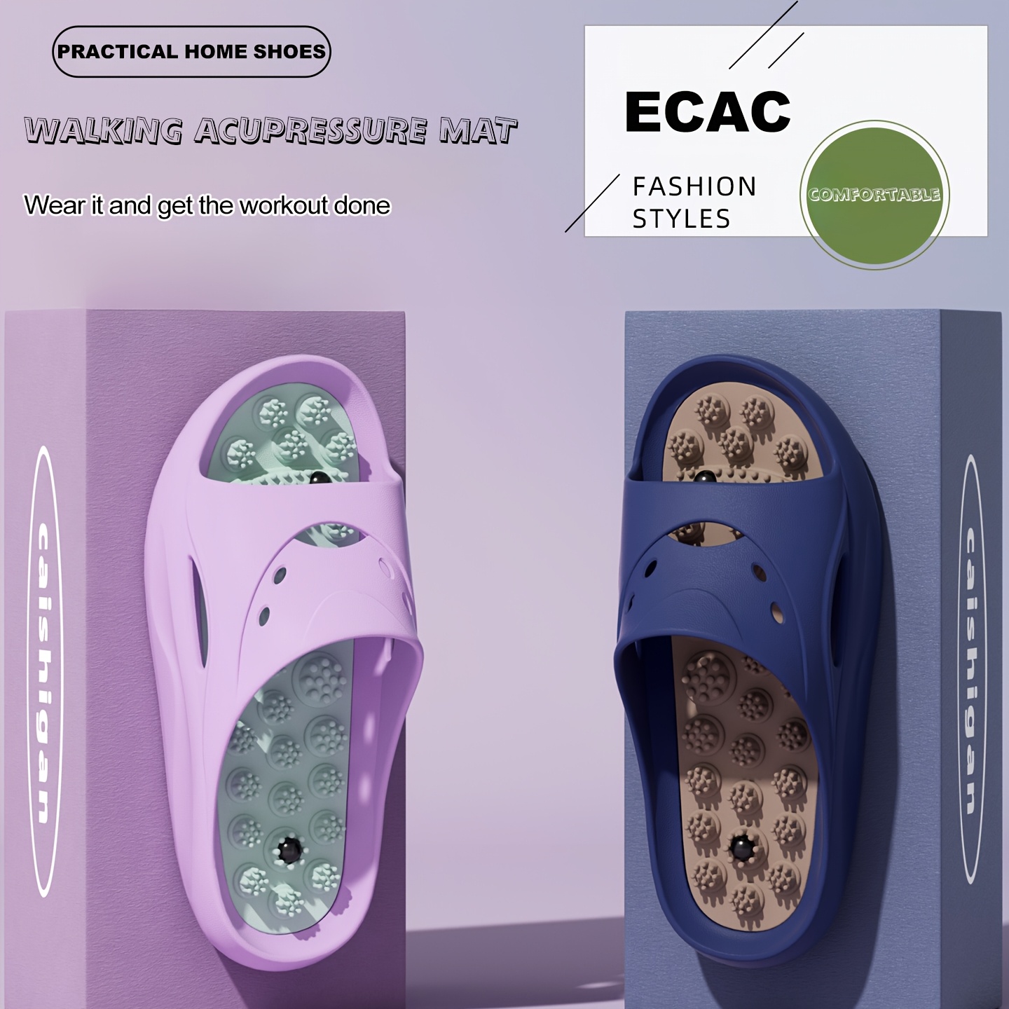 Women Men EVA Massage Slippers - Men'S Shoes With Platform review and price