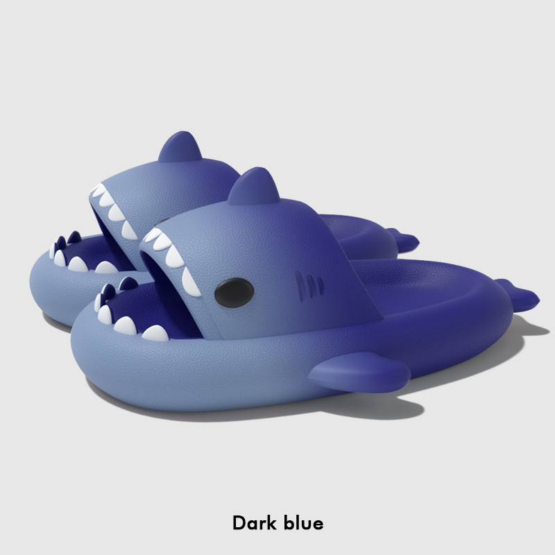 Cute Cartoon Shark Slippers Fo - Men'S Shoes With Platform review and price