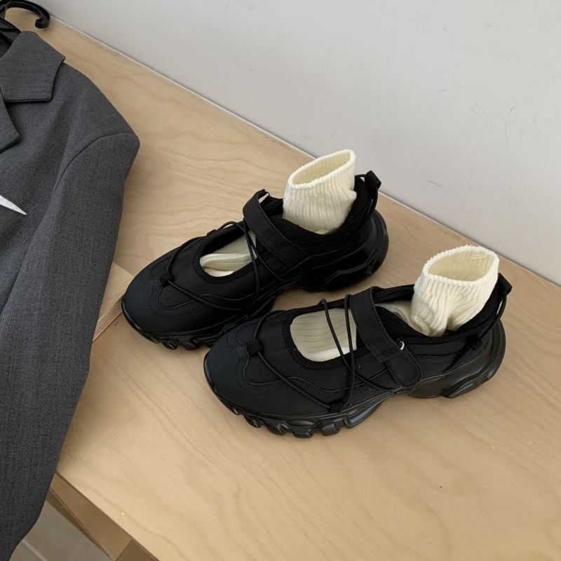 Sporty Chunky Platform Mary Ja - Men'S Shoes With Velcro review and price