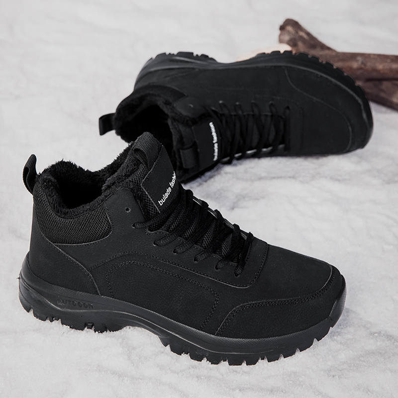 Winter Men's Boots Warm Plush  - Men'S Shoes Qn review and price