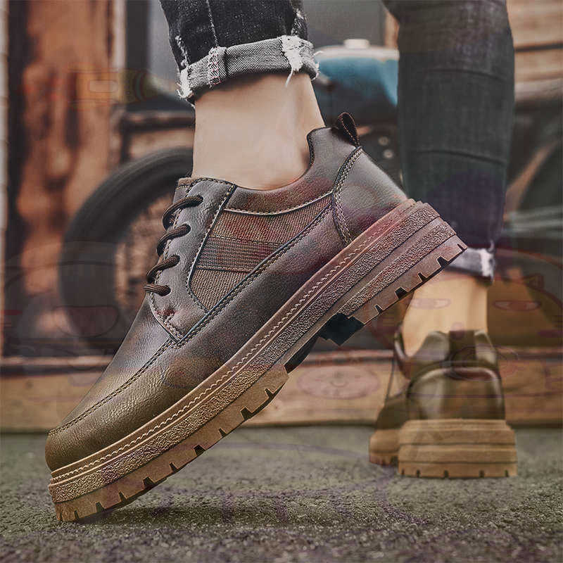 Dark Natural Leather Fashion T - Men'S Shoes Good For Wide Feet review and price