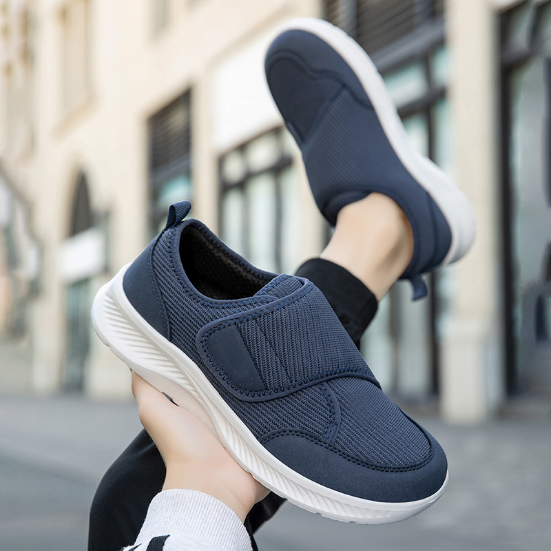 Men's Wide-Fit Mesh Breathable - Men'S Shoes With Velcro review and price