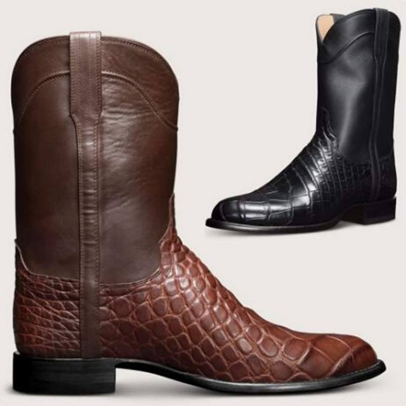 Men's Classic Pattern Ankle Bo - Men Shoes Classic review and price