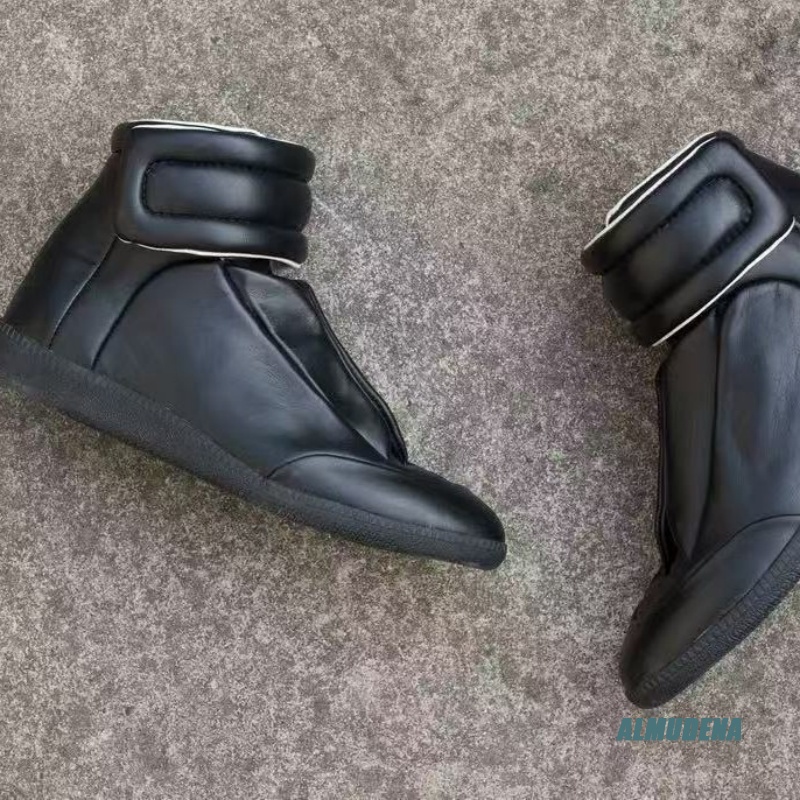 Black Solid Color Men's Casual - Men'S Shoes With Velcro review and price