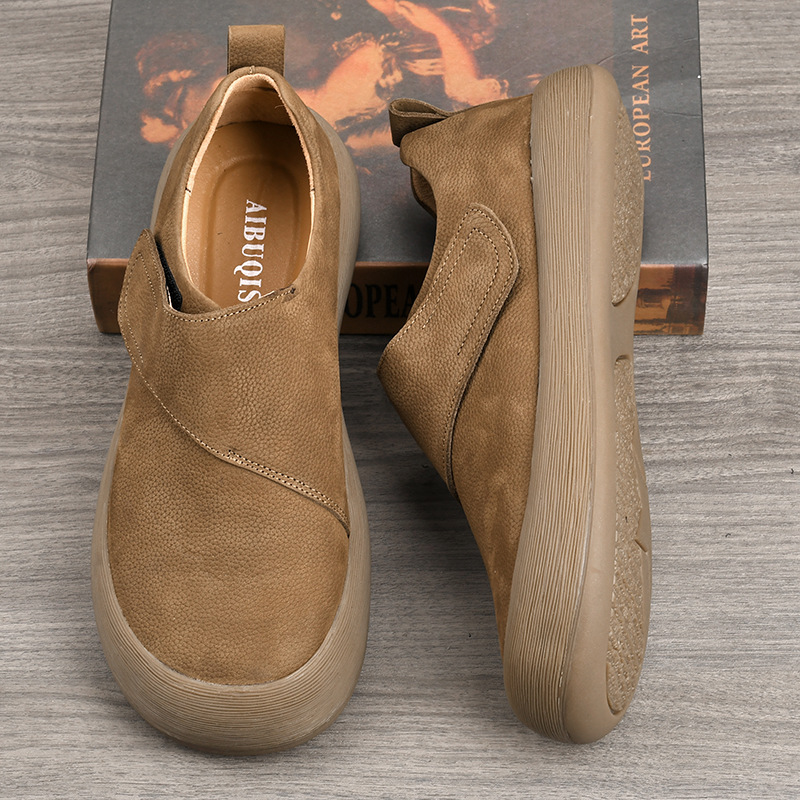 Men's 2026 New Casual Loafers  - Men'S Shoes With Velcro review and price