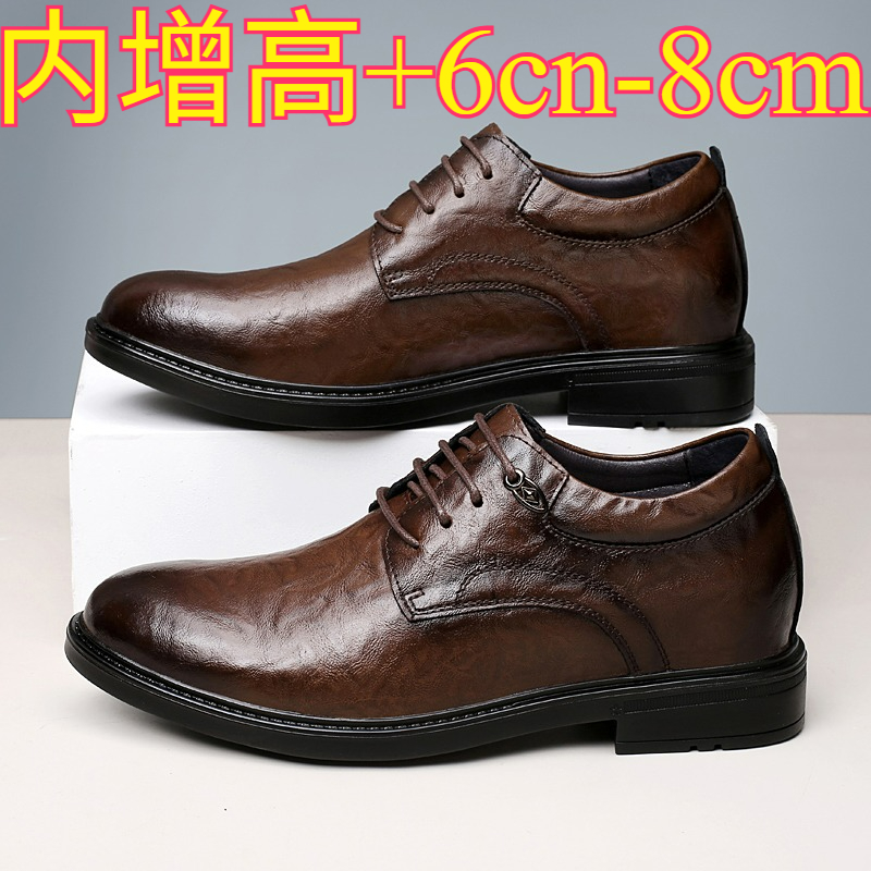 Leather Casual Elevator Shoes  - Men'S Shoes Qn review and price